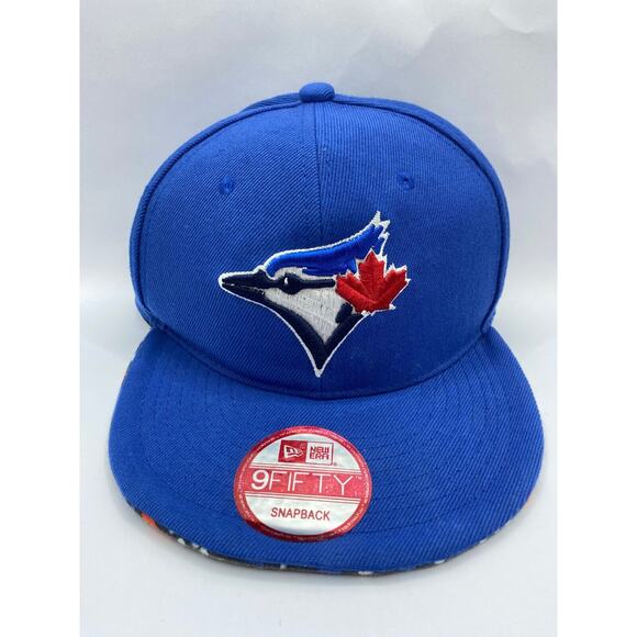 New Era Toronto Blue Jays Era MLB Snap 9FIFTY Snapback Hat Cap Blue - Picture 1 of 6